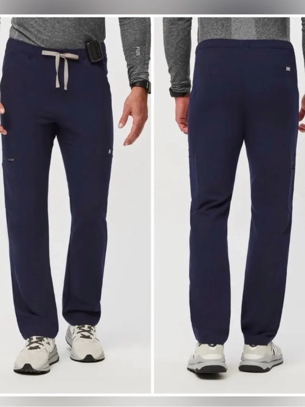 Figs Cairo Cargo Pants in Navy Blue Size Large
